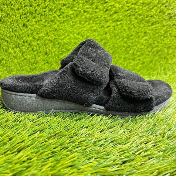 Vionic Shoes - Vionic Dessie Womens Size 6 Black Casual Classic Comfort Slip On Slippers Shoes